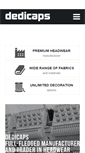 Mobile Screenshot of dedicaps.com